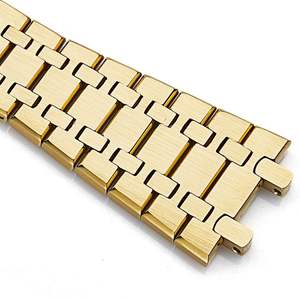 <span class=keywords><strong>Bracelet</strong></span> de montre en métal de qualité supérieure en acier inoxydable pour <span class=keywords><strong>bracelet</strong></span> de montre unisexe au design de luxe à fermoir pliant - Product Image 2