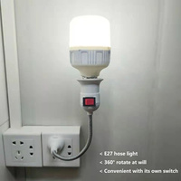 Prise US/UK/EU E27 douille d'ampoule à base à vis 110V 220V porte-ampoule LED adaptateur de convertisseur de courbure flexible Base de lampe à LED avec interrupteur