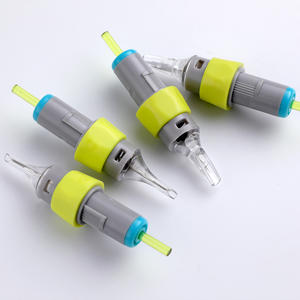 Cartuchos de aguja de tatuaje de repisa de dedo de goma desechable éxito de ventas clásico de fábrica OEM para estudio de artistas profesionales - Product Image 2