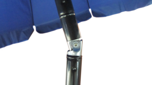Sombrilla de Playa Gigante de Acero con Radio de 110 cm, Impermeable y con Protección UV, Inclinación Manual para Uso en Exteriores - Product Image 5
