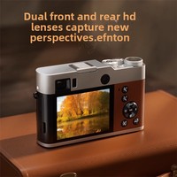 Appareil photo hybride 5K HD CMOS pour la vente en gros transfrontalière, double objectif avant et arrière, autofocus rapide, écran 2-3 pouces, compact pour usage domestique