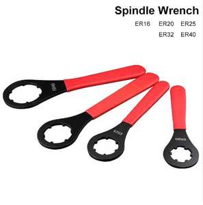 Chiave per Centro di Lavorazione CNC, Chiave ER per Mandrini ER11 16 20 25 32 Tipo A MM UM C - Product Image 3