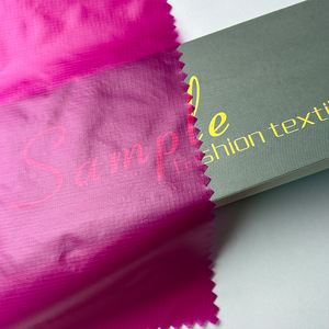 防水通気性生地裏地生地チェック柄無料サンプル530Tタフタ生地ダウンジャケット - Product Image 6