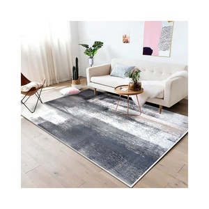 Tapis de salon gris à poils courts en polyester, motif <span class=keywords><strong>oriental</strong></span>, fabriqué à la machine - Product Image 2