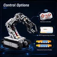 Kit de bras robotique pour expériences scientifiques, programmable, ensemble de construction éducatif STEM