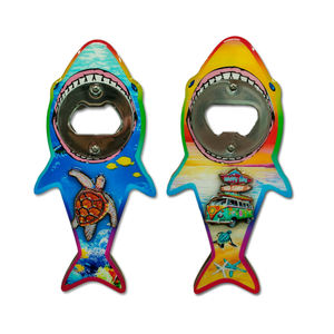 Logo personnalisé Floride plage Souvenir Surf décapsuleur MDF bois planche de surf décapsuleur - Product Image 2