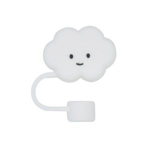 10mm Flower Silicone Straw Cap Anti Spill <b>Plug</b> Cloud Shape Reusable for Drinking Straws Protective Lid Accessory - Product Image 6