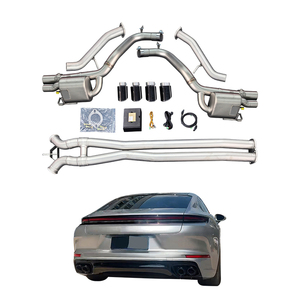 Nouveau kit d'échappement sport à tuyau droit pour Porsche Panamera 976 4S, modèle 2024-2025, pour modification et amélioration de la performance. - Product Image 1