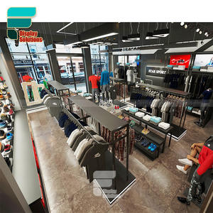 Estantes de exhibición de bebé de diseño de tienda de alta calidad personalizados para decoración de tienda de ropa tiendas de ropa exhibición de tienda de ropa - Product Image 3