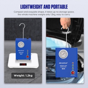 Détecteur de fuite de fumée automobile MRCARTOOL T100, testeur de fuite de vide EVAP avec pompe à air intégrée et manomètre - Product Image 5