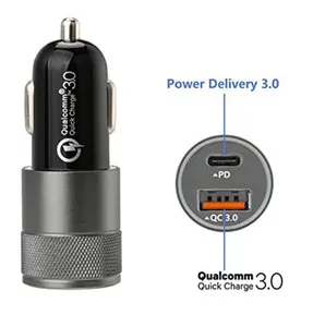 36 Вт PD автомобильное зарядное устройство для телефона Quick мини типа C для зарядки мобильного телефона, автомобильное зарядное устройство для автомобиля