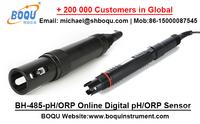 Sonde de capteur de pH/ORP combinée standard BOQU BH-485-pH/ORP, capteur de pH/ORP et de pH, électrode de mesure de la redox, sonde de capteur Rs485