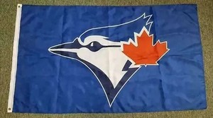 Bandera de Béisbol Personalizada de los Toronto Blue Jays, 3x5 pies, 100% Poliéster, para Exteriores, Producto Promocional al por Mayor - Product Image 3