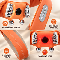 Masseur électrique Shiatsu pour le cou et le dos, pétrissage profond des tissus, chaleur apaisante pour soulager la douleur