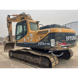 Hyundai 220-9S 22Ton a utilisé des machines d'excavatrice creuser de machine de construction de pelle de terrassement de chenille hydraulique d'occasion - Product Image 1