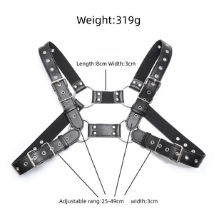 Suministro Directo de Fábrica: Corset de Cuero para Hombre con Correa para el Pecho, Traje de Rendimiento, Atuendo para Discoteca con Hebilla - Product Image 2