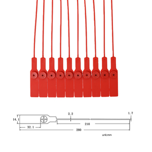 Sello de Plástico Desechable Eficiente HS-PS 6003 para Transporte de Carga Ordinaria, Sello de Seguridad de Plástico para Logística y <span class=keywords><strong>Correos</strong></span> - Product Image 3
