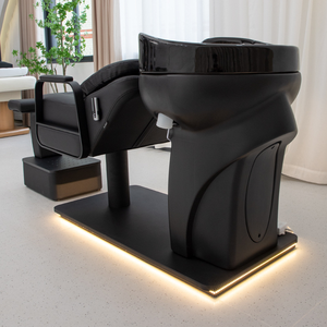 Sillón de Lavado de Cabello de Alta Gama, Moderno y Lujoso para Salón de Belleza, con Lavabo y Unidad de Lavado Trasero - Product Image 5