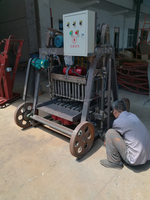 Machine à fabriquer des blocs de béton mobiles à faible coût pour la production de briques, avec outils gratuits, prix en Namibie