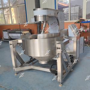 Cuiseur à caramel électrique de 100 litres bouilloires chauffantes cuisson industrielle bouilloire à double enveloppe avec mélangeur planétaire - Product Image 4