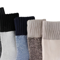 Chaussettes mi-mollet épaisses ethniques vintage automne-hiver en mélange de polyester avec logo personnalisé OEM