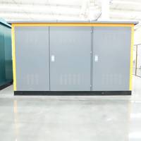 Boîtier de distribution compact 10 kV, type coffret, triphasé, transformateur de sous-station 800 kVA, sortie 240 V, 24 prises, certifié CE pour extérieur