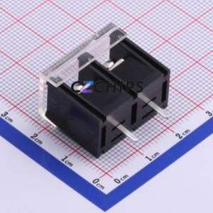 KF58C-10.0-2P Barrier Terminal Block Through hole Component (THT),P=10mm Connector With Cover Plate 10mm 1x2P Straight Pin - Product Image 2