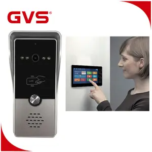 GVS kapı giriş sistemi görüntülü kapı telefonu daire, Onvi kapı zili kamera Mini açık istasyonu ile tuş takımı