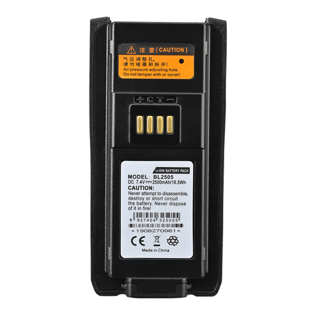 OEM BL2505 Li-Ion 2500mAh 7.4V Rechargeable Battery Pack PT580H PT 580H PLUS Tetra Radio Bateria