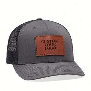 หมวกแก๊ป Richardson 112 Trucker แบบตาข่าย 6 แผง ปักโลโก้หนังตามสั่ง สำหรับผู้ชาย - Product Image 4