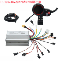 Kit de contrôleur 48V 20A TF-100 pour trottinette électrique, contrôleur de moteur intelligent sans balais 36V 48V, affichage à 6 broches, Kugoo M4