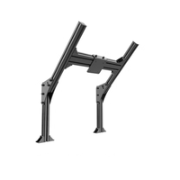 Support d'écran pour simulateur de course, fixation pour support triple écran, plaque de connexion angulaire, connecteur fixe de forme triangulaire