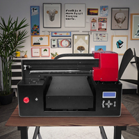 Imprimante LED A4 de qualité industrielle 9060 A3 + UV Machine de conception de logo à jet d'encre à plat pour cuir et tête d'impression Flex XP600 avec encre CMJN