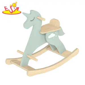 Hot Selling Safety Ride On Balance Madeira Rocking Horse Toy Para Crianças W16D160