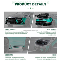 Pièces de voiture, capot, kit carrosserie pour Lamborghini URUS 2018-2024, fibre de carbone sèche, style MSY, kit carrosserie avant arrière, spoiler de pare-chocs