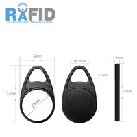 Clé intelligente sans contact en nylon KF-42, directement du fabricant, pour cartes d'accès ID/IC, personnalisable