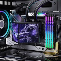 Refroidisseur liquide pour processeur AIO LOVINGCOOL 360 mm, double écran de 4 pouces, texture diamant 3D, affichage personnalisé, triple ventilateur, système de refroidissement 350 W TDP