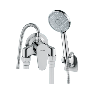 Robinet mitigeur d'eau chaude et froide en laiton poli deux en un <span class=keywords><strong>avec</strong></span> pommeau de <span class=keywords><strong>douche</strong></span> souple monté en surface pour la salle de bain - Product Image 5