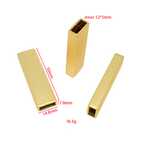 Square Belt Loop Super besar ukuran 50mm cincin tetap DIY kulit kerajinan perangkat keras sabuk logam gesper untuk tas tali tas perangkat keras