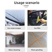 Outils d'application de film plastique : Grattoir à tendon d'oxe, Raclette pour film à changement de couleur, Applicateur de film discret, Outil de dépose d'eau, Durable