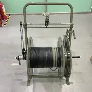 Fixed Wheel Stand Type Portable Tactical Fiber Optic Cable Reel