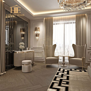 Mới Nhất Thiết Kế Thạc Sĩ Phòng Ngủ Giường Nhung Vải Lớn Đầu Giường Vua Kích Thước Lưu Trữ Giường Với Cao Đóng Hộp Nệm - Product Image 4