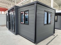 Conteneur de secours extensible pour abri d'urgence, unité de logement à déploiement rapide, bureau au design moderne