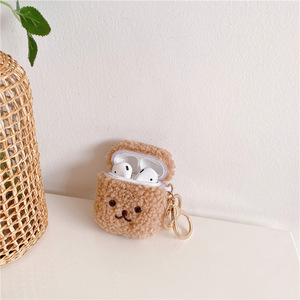Cadeaux de Noël d'hiver Fille Chiot Forme Peluche Marron Teddy Dog Earphone Case Accessoires Pour Apple Airpods 1 2 3 <span class=keywords><strong>Pro</strong></span> Cover - Product Image 5