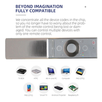 Control Remoto para Televisor Samsung Smart QLED UHD 4K 3D, Modelo RM-J1300 V1, Código Fijo BN59-01272A, Metálico
