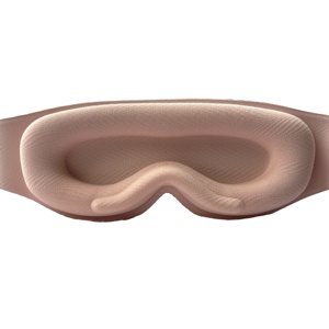 Masque de sommeil lesté à billes, en mousse à mémoire de forme 3D, avec coupelles profilées, occultation totale de la lumière, vente chaude - Product Image 2