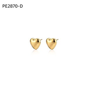 Amy Amy Heart <b>Stud</b> Earrings <b>Silver</b> Plated For Women Romantic Fashion Jewelry Gift - Product Image 4