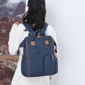2 PCS Mommy <b>Backpack</b> Set Lightweight Waterproof Baby Diaper Bag for Outdoor - Product Image 5