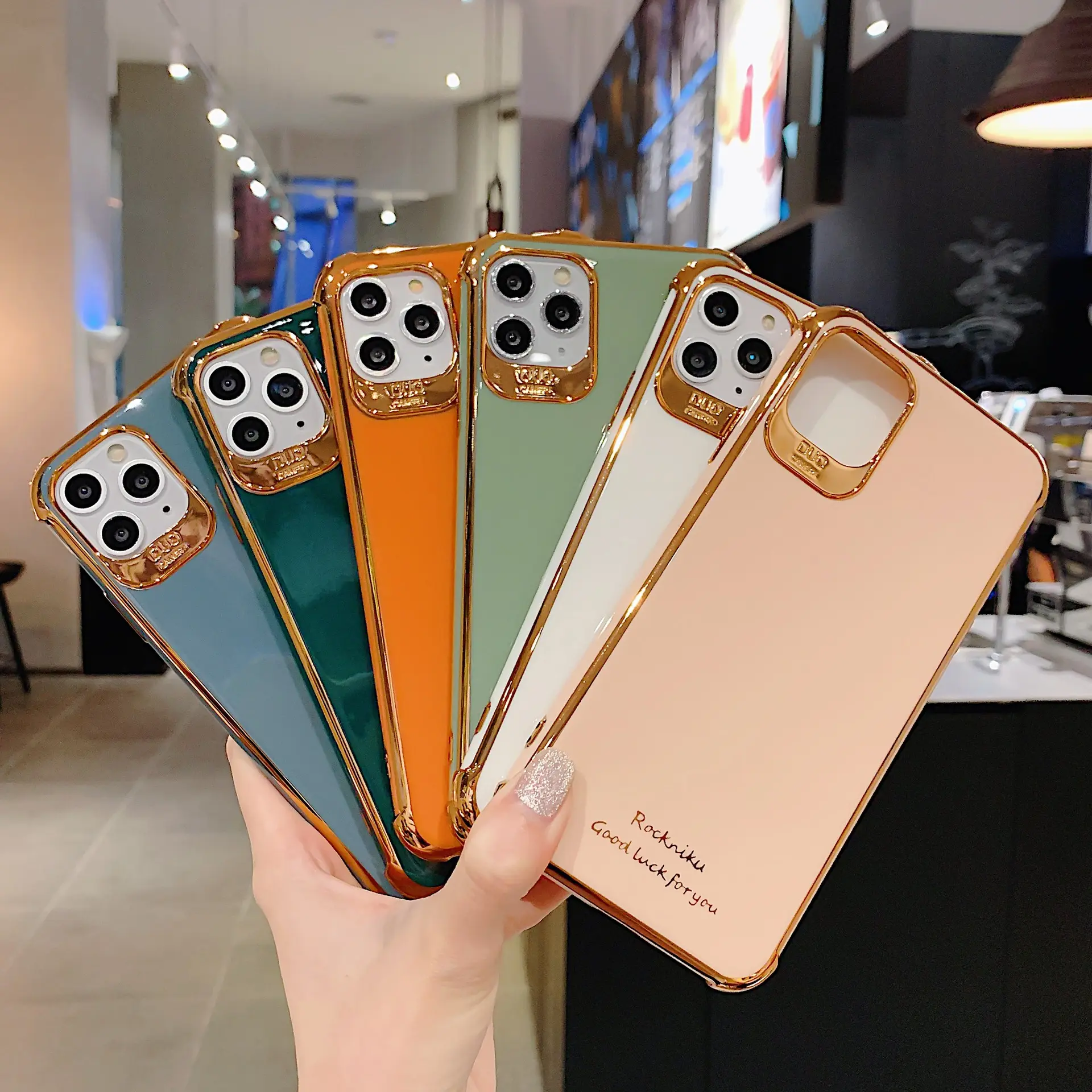 Casing Ponsel Lapis Elektro Mewah 2023 Casing Lapis Tpu untuk Iphone 12 Pro Max Penutup Belakang Ponsel untuk Casing Iphone 11