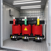 Transformateur sec à résine coulée OEM 1000 kVA, 22 kV vers 0,4 kV, triphasé, pour la distribution d'énergie